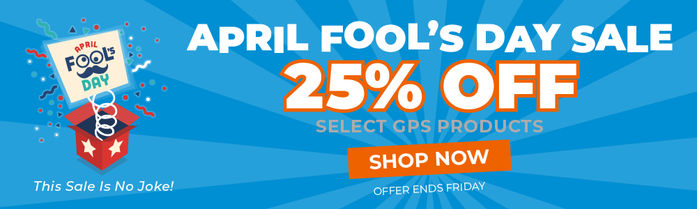 Get 25% off on Selected GPS Products - banner