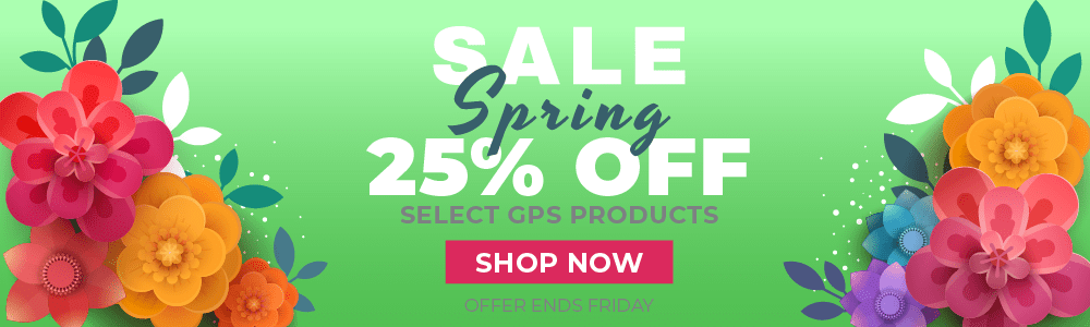 Get 25% off on Selected GPS Products - banner