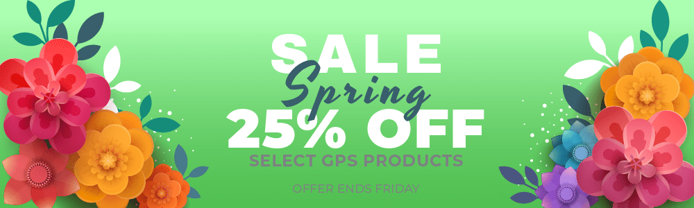 Get 25% off on Selected GPS Products - banner