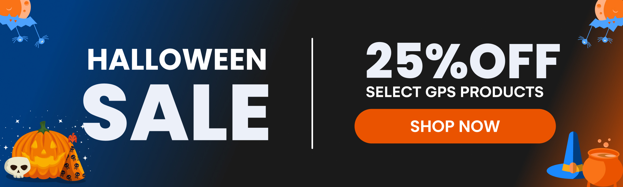 Get 25% off on Selected GPS Products - banner