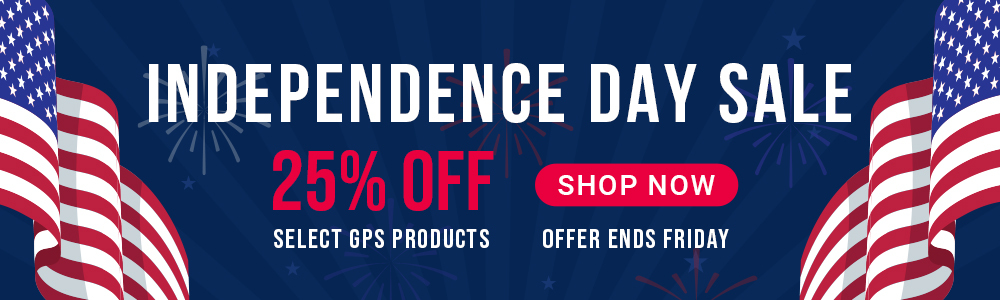 Get 25% off on Selected GPS Products - banner