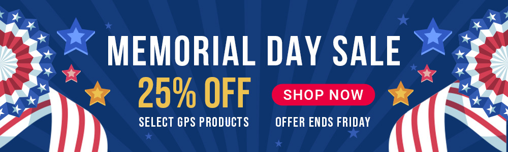 Get 25% off on Selected GPS Products - banner