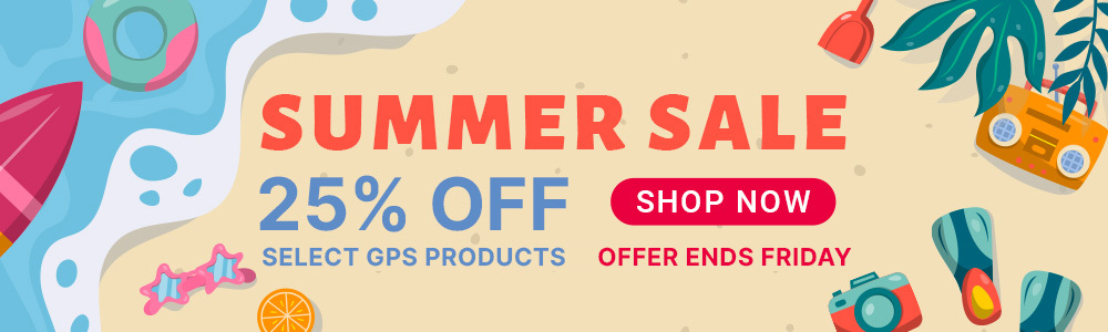 Get 25% off on Selected GPS Products - banner