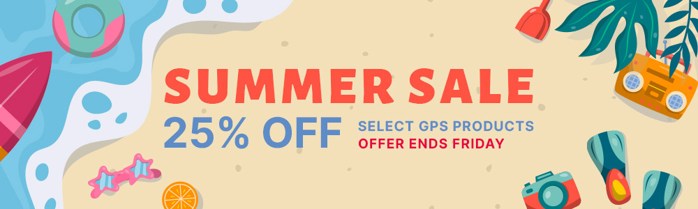 Get 25% off on Selected GPS Products - banner