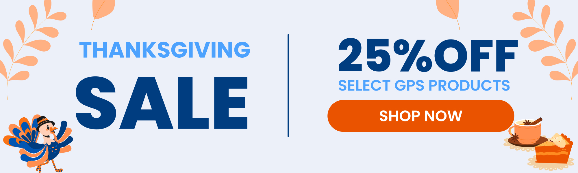 Get 25% off on Selected GPS Products - banner
