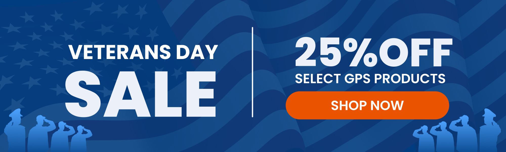 Get 25% off on Selected GPS Products - banner