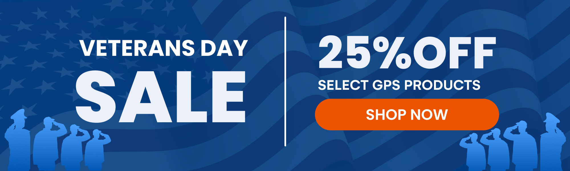 Get 25% off on Selected GPS Products - banner