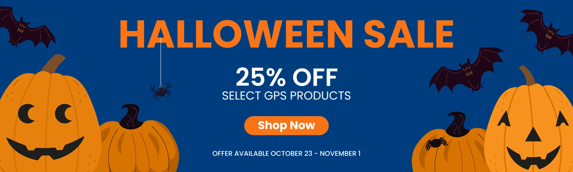 Get 25% off on Selected GPS Products - banner