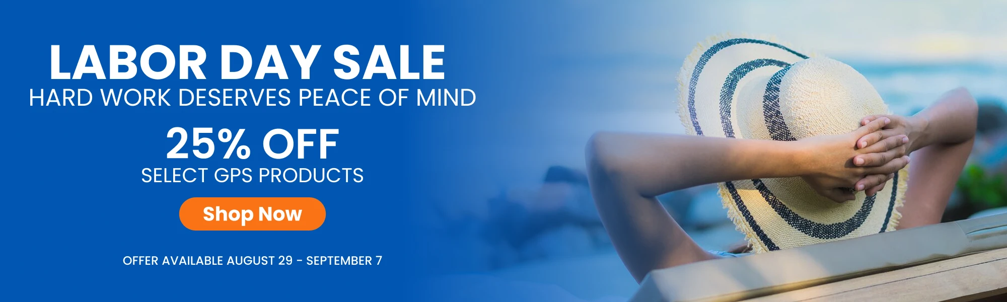 Get 25% off on Selected GPS Products - banner
