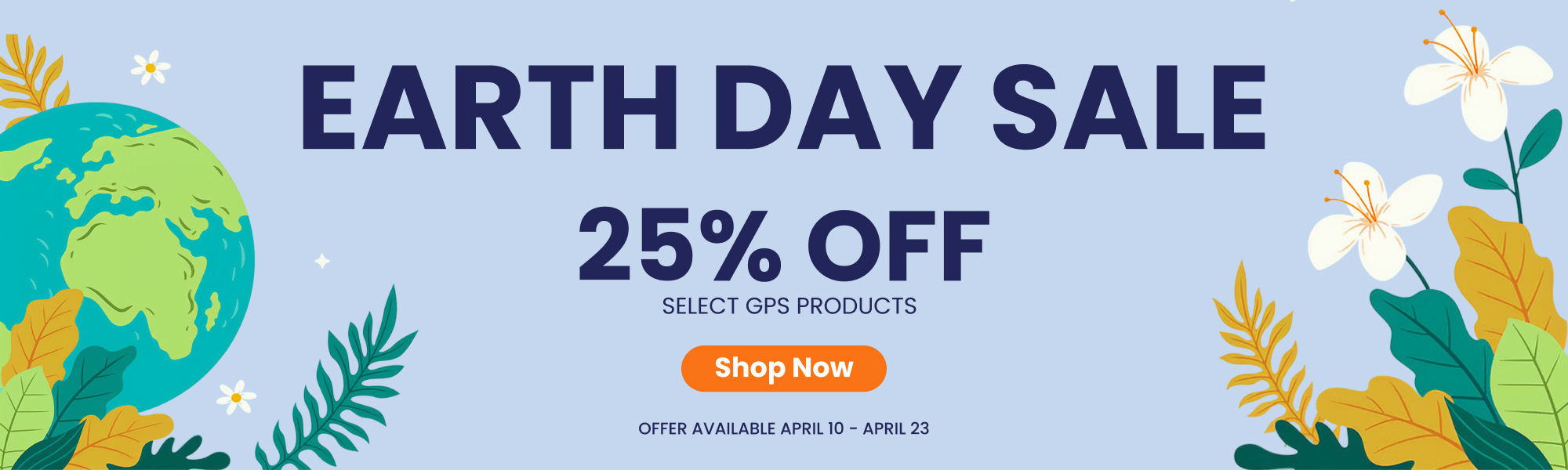 Get 25% off on Selected GPS Products - banner