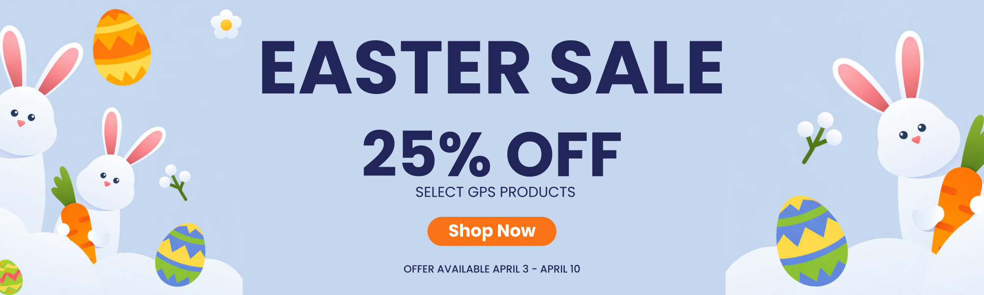 Get 25% off on Selected GPS Products - banner