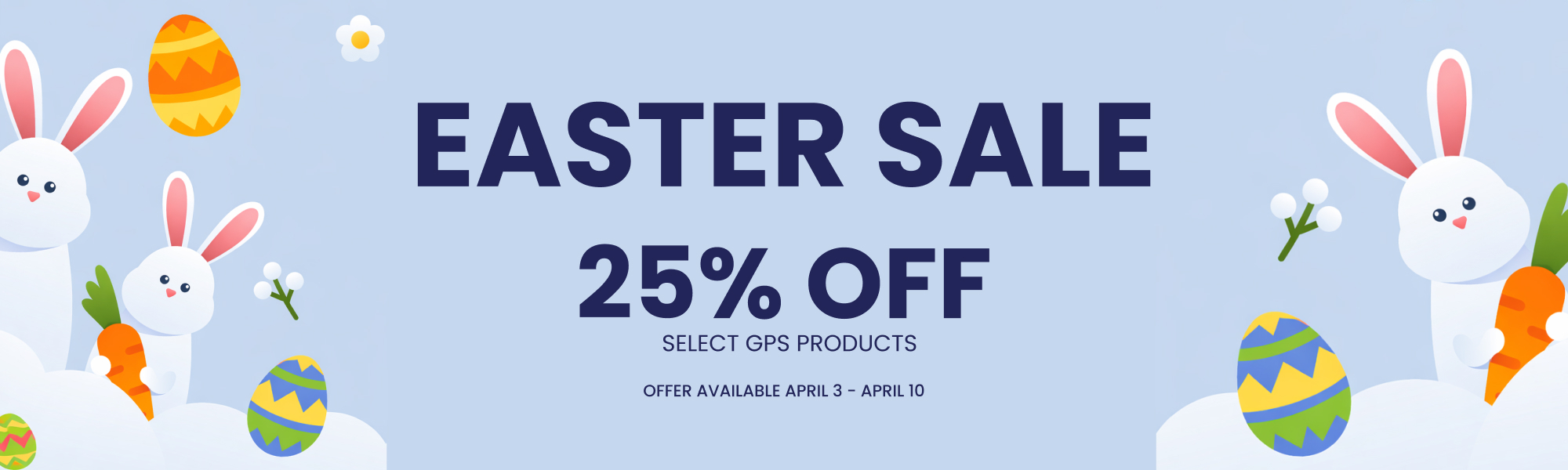 Get 25% off on Selected GPS Products - banner