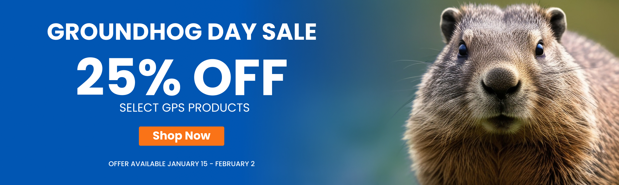 Get 25% off on Selected GPS Products - banner