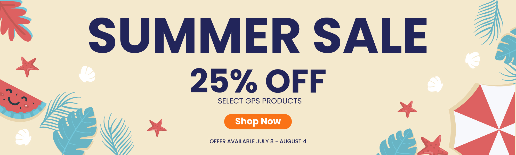 Get 25% off on Selected GPS Products - banner
