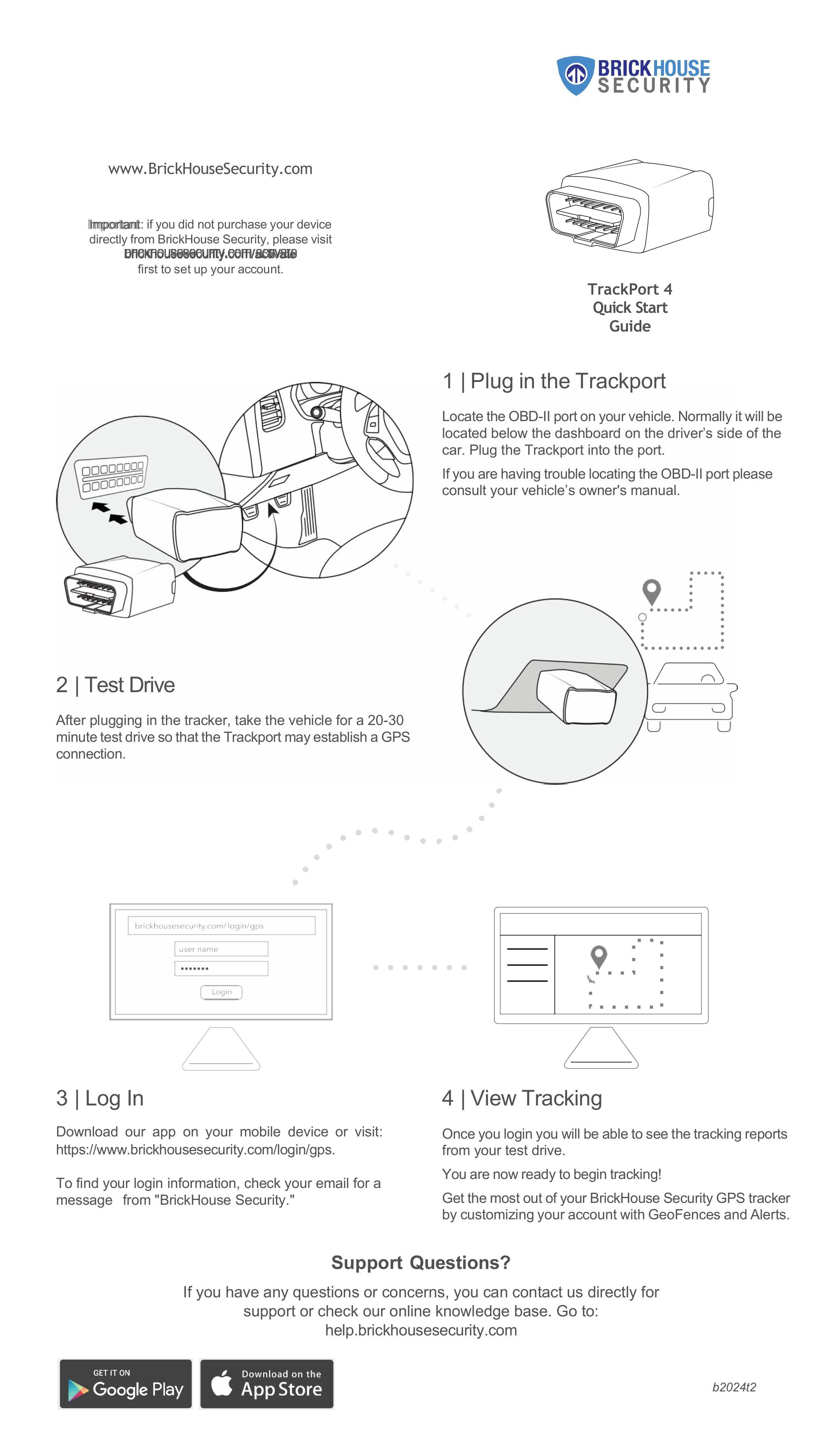 TrackPort 4 Quick Start Guide TrackPort 4 Quick Start Guide